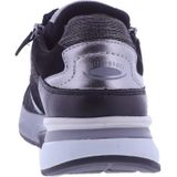 Gabor - Rollingsoft - Dames Sneakers - Zwart - Leer - Vederlichte Zool