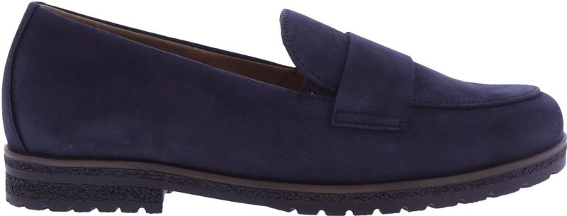 Gabor - Dames Instappers - Blauw - Nubuck