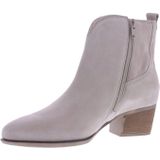 Gabor - Enkellaarsjes - Beige - Suède - Blokhak 4,5 cm