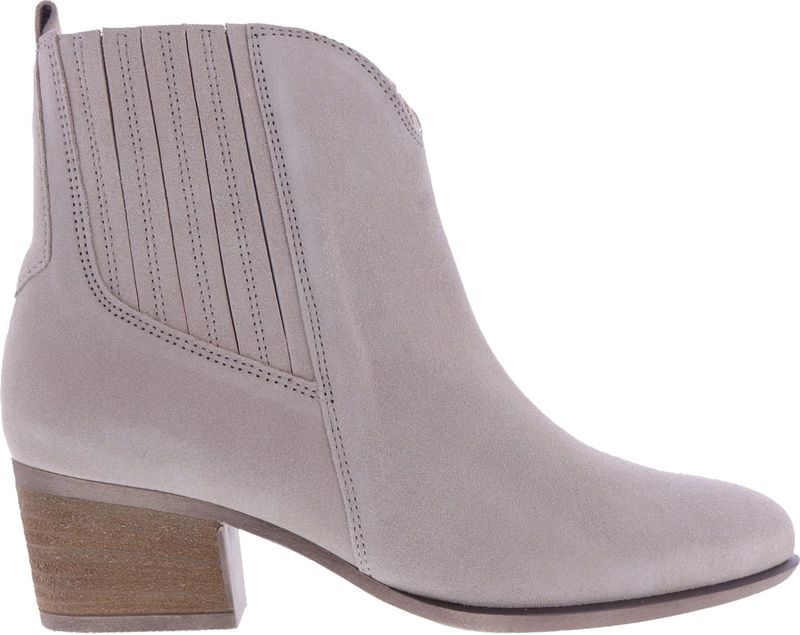 Gabor - Enkellaarsjes - Beige - Suède - Blokhak 4,5 cm