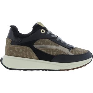 Floris Van Bommel Dames Sneakers | Taupe | Leer | SFW-10138-10-02 | 55107D252 | Gaborshoes