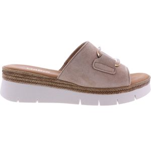 Gabor Dames Slippers | Beige | Leer | 42.892.30 | 50703E241 | Gaborshoes