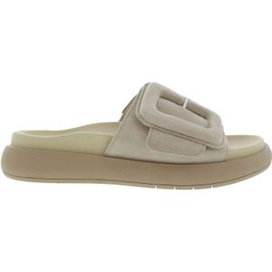 Gabor - Dames Slippers - Beige - Suède