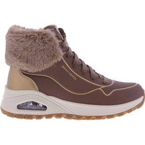 Skechers Dames Laarzen | Taupe | Synthetisch | 167993-Uno rugged-fall shimmer | 58015D242 | Gaborshoes