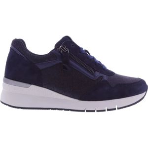 Gabor Dames Sneakers | Blauw | Leer | 56.418.86 | 55203F242 | Gaborshoes