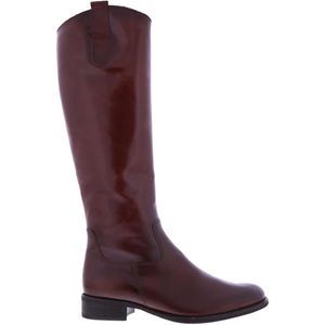 Gabor - 51.648.24 - Lange Laarzen - Cognac - Leer, Schacht 42 cm, Hak 3 cm, Uitneembaar Voetbed