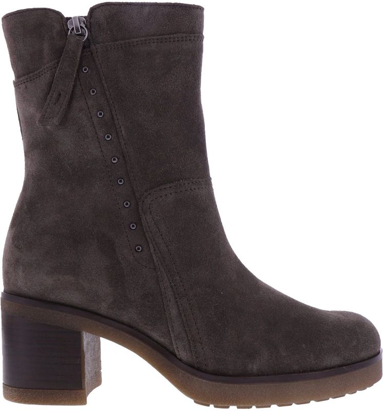 Gabor - Dames Enkellaarsjes - Beige - Suede - Gabor Comfort