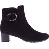 Gabor - Enkellaarsjes - Zwart - Suede