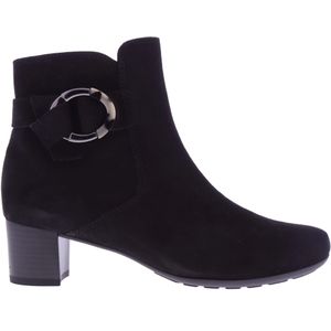 Gabor - Enkellaarsjes - Zwart - Suede