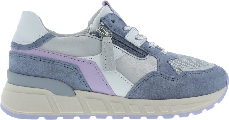 Gabor - 66.368.61 - Sneakers - Blauw - Leer, Voetwijdte H, Uitneembaar Voetbed