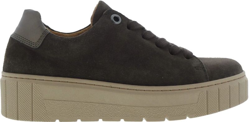 Gabor - Comfort Sneakers - Bruin - Suède - Uitneembaar Voetbed