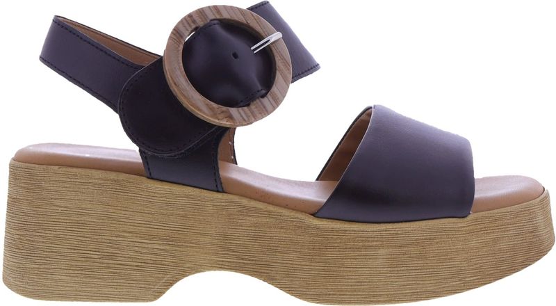 Gabor - 64.520.27 - Dames Sandalen - Zwart - Leer