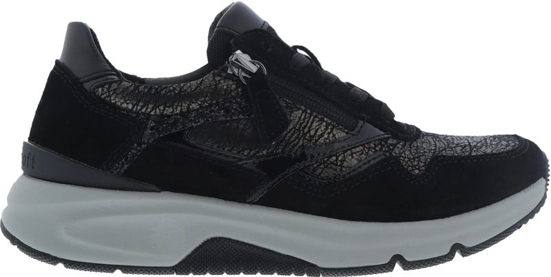 Gabor - Rollingsoft - Sneakers - Zwart - Leer