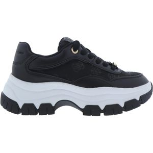 Guess Dames Sneakers | Zwart | Synthetisch | FLFBRT ELE12 | 53036A251 | Gaborshoes