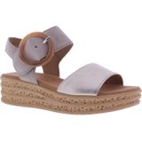 Gabor - Dames Sandalen - Goud - Leer - Verstelbaar Bandje