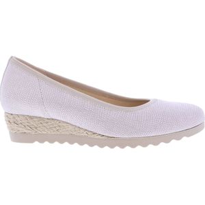 Gabor Dames Ballerina-s | Wit | Leer | 42.641.80 | 56205W241 | Gaborshoes