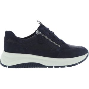 Caprice Dames Sneakers | Blauw | Suede | 9-23709-45 880 | 55062F252 | Gaborshoes