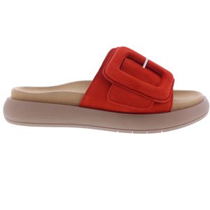 Gabor - Slippers - Oranje - Suede - Verstelbare Band