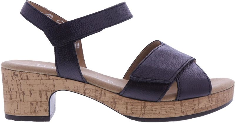 Gabor - 62.072.57 - Sandalen - Zwart - Leer