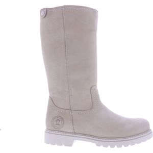 Panama Jack - Bambina B129 - Lange Laarzen - Wit - Leer