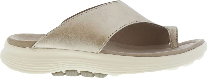 Gabor - 66.812.62 - Teenslippers - Zilver - Leer