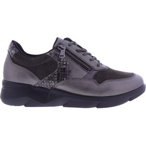 Waldlaufer Dames Sneakers | Grijs | Leer | 668001 403 338 | 55025Z242 | Gaborshoes