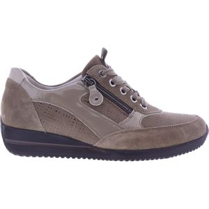 Waldlaufer Dames Sneakers | Beige | Leer | 980008 418 135 | 55027E232 | Gaborshoes