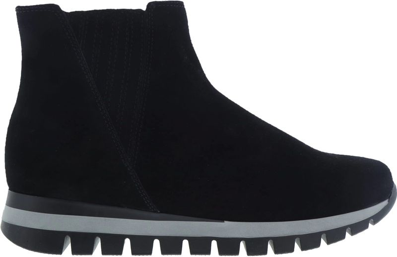 Gabor - 76.751.47 - Enkellaarsjes - Zwart - Suede