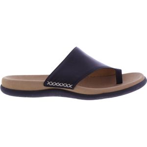 Gabor - 03.700.27 - Slippers - Zwart - Leer