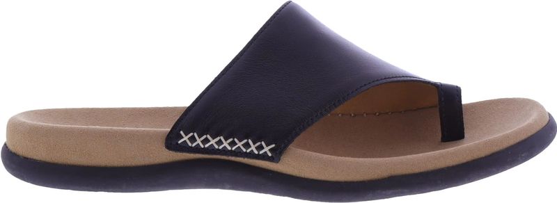 Gabor - 03.700.27 - Slippers - Zwart - Leer