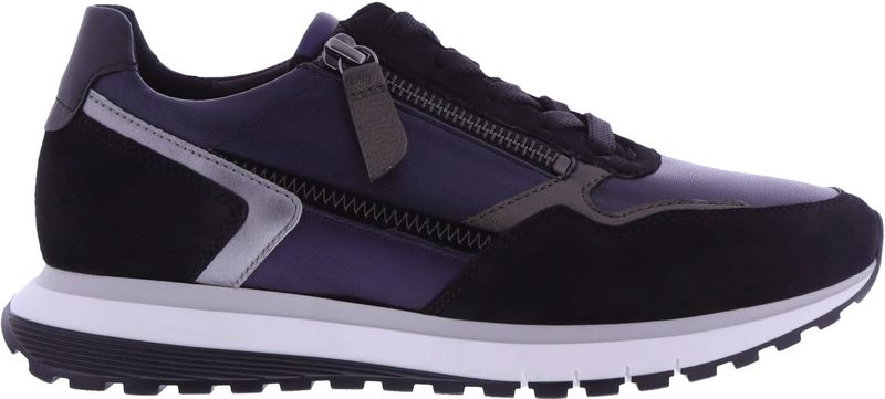 Gabor - Sneakers - Blauw - Leer - Dames Comfort met Rits