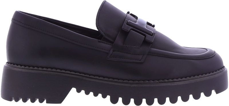 Gabor - 52.452.57 - Dames Instappers - Zwart - Leer