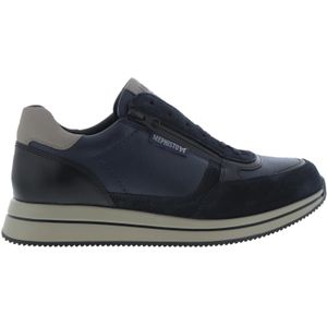Mephisto - Gilford - Heren Sneakers - Donkerblauw - Leer