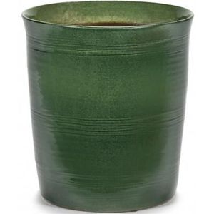 Serax Glazed Shades By Serax Lines Bloempot SmallØ26 Groen