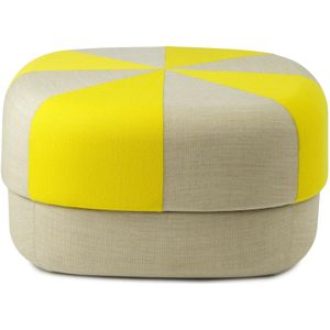 Normann Copenhagen - Circus Duo Poef - Geel - Foam/Nylon/Textiel/Wol