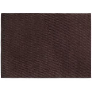 Row medium vloerkleed 170x240 donkerbruin