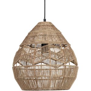 WOOOD Exclusive Adelaide Hanglamp - Papiertouw - Naturel - 37x35x35