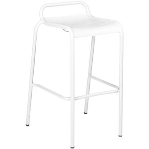 Fermob Luxembourg Barkruk Zonder Rugleuning Cotton White