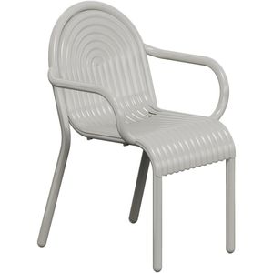 Tom Dixon Groove Tuinstoel Met Armleuning Putty