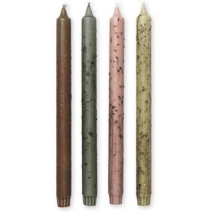 Ferm Living Pure Mura Kaars Set Van 4 Mixed