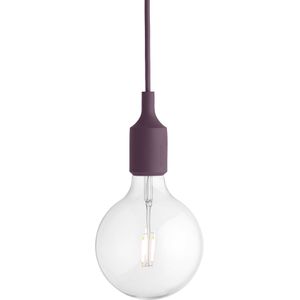 Muuto E27 Hanglamp LED Burgundy