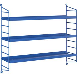 String Furniture Pocket Wandkast Metaal Blue