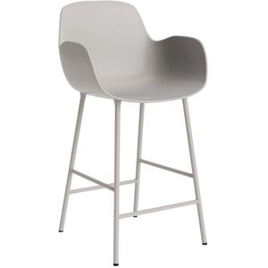 Normann Copenhagen Form Armchair Barkruk 65cm Warm Grijs