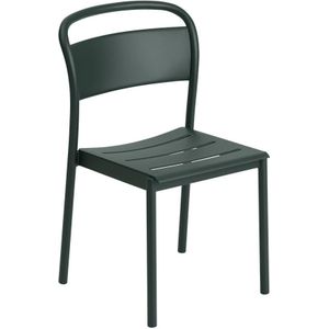 Muuto Linear Steel Tuinstoel Dark Green