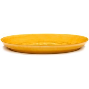 Serax Feast By Ottolenghi Serveerschaal Ø35 Yellow Dots Black