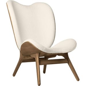 Umage A Conversation Piece Tall Fauteuil Donker Eiken Teddy White