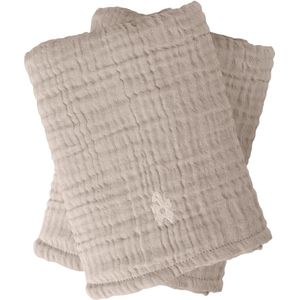 Sebra Verschoningsdoek Mousseline 6 Lagen Set Van 2 Beige