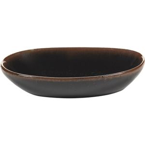 Serax - Out of Lines - Bowl - Zwart Bruin - 15.5x10.5cm H3cm