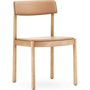 Normann Copenhagen Timb Eetkamerstoel Leer Naturel