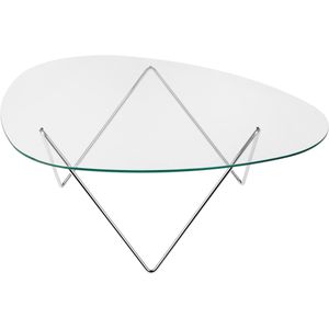 Gubi Pedrera Salontafel 106x86 Chroom